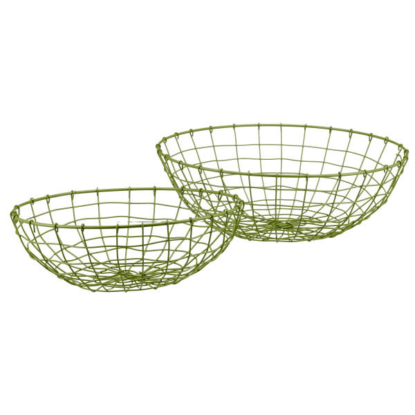 Schale in Khaki aus Metall