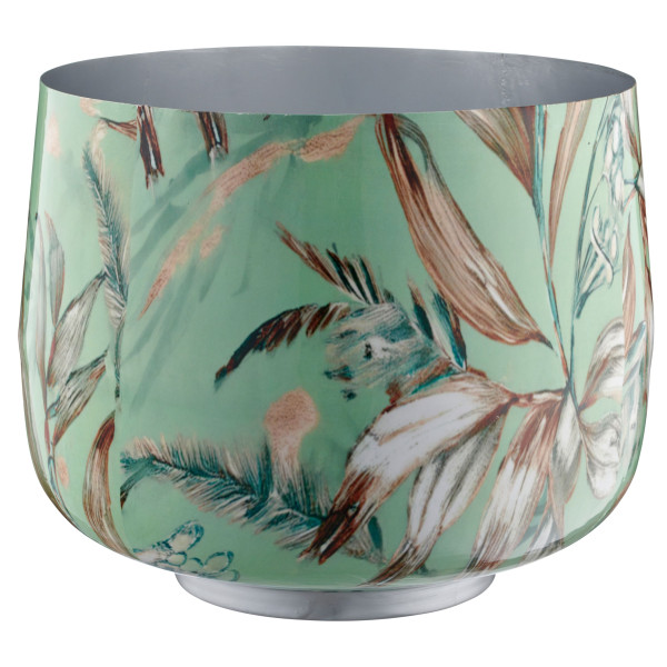 Übertopf INSTYLE in grün aus Metall