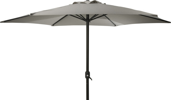 Sonnenschirm NOVA in grau aus Materialmix