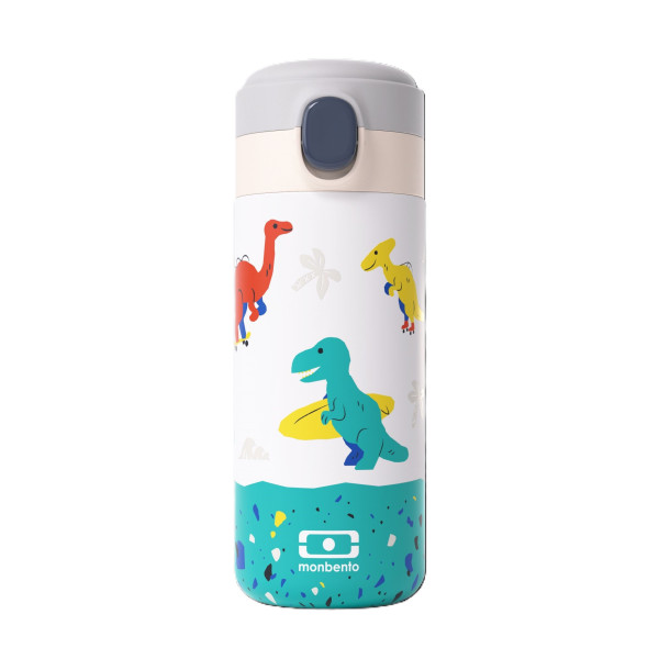 Isoliertrinkflasche DINO in türkis aus Titan