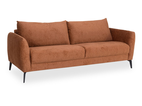 Sofa 3 Sitzer KALIA in steel aus Stoff