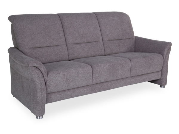 Sofa SYSTEMPOLSTER 3 Sitzer PACITA in stone aus Stoff
