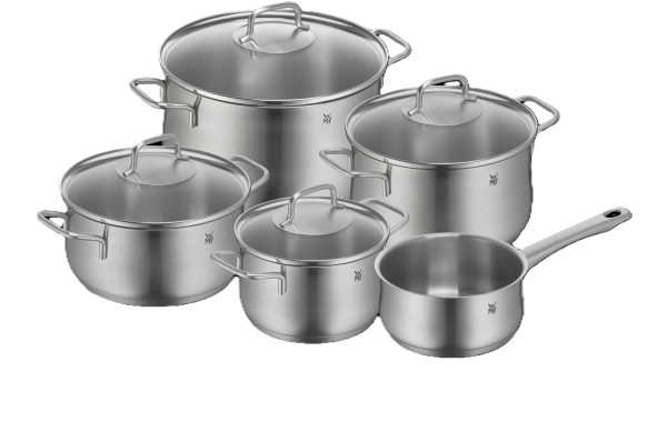 Topf-Set · Stielkasserolle ohne Deckel 16 cm BRILLANT in silberfarben aus Edelstahl