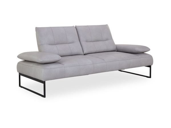Sofa 2,5 Sitzer himolla 9360 in asche aus Leder