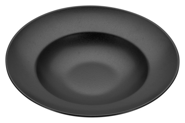 Pastateller MANHATTAN in schwarz aus Steinzeug