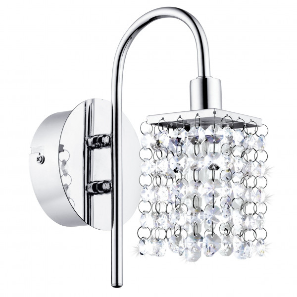 Wandleuchte ALMONTE in silber aus Stahl