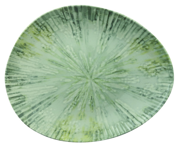 Platte ARTHUR Krupp FUSION GREY in grau aus Porzellan