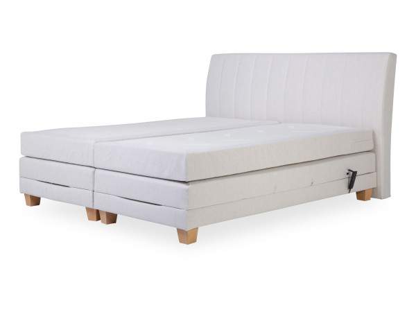 Boxspringbett Rolf Weber WARLOW in creme aus Stoff