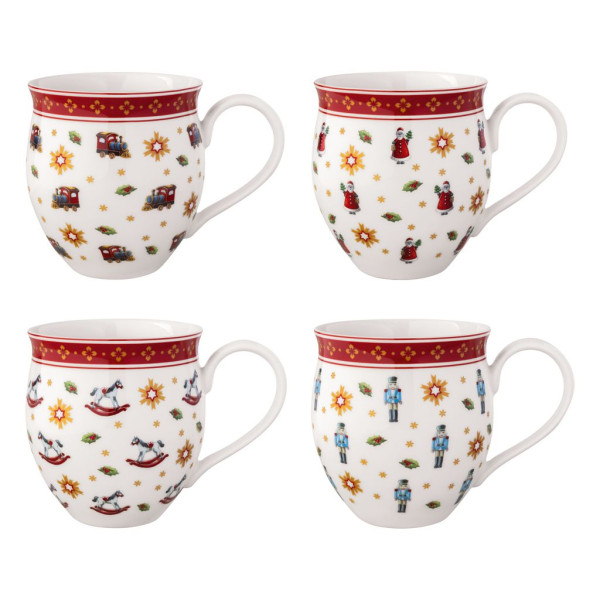 Becher-Set Toy\\\'s Delight in weiß aus Bone China