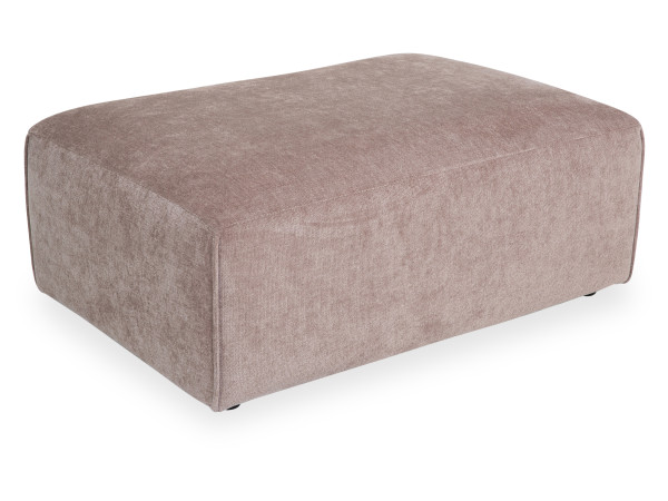Hockerbank MOUTIQUE LORI in taupe aus Stoff