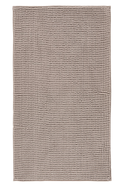 Badematte MONZE silber in silberfarben aus Polyester