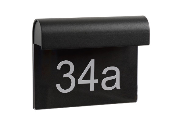 Wandleuchte THESI LED in schwarz aus Aluminium