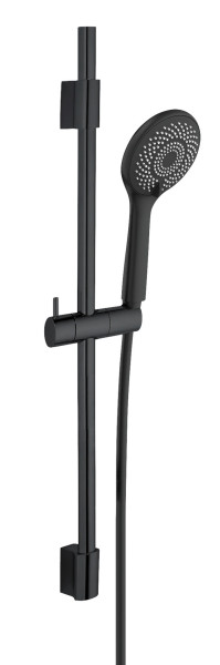 Brauseset WATERSAVING in schwarz aus Edelstahl