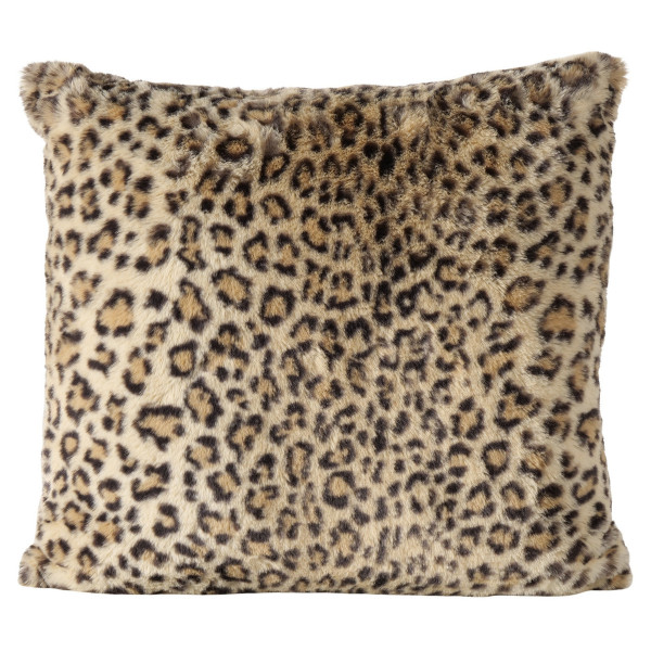 Kissen LEONY in braun aus Polyester