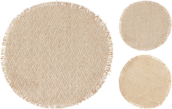 Tischset in natur aus Jute