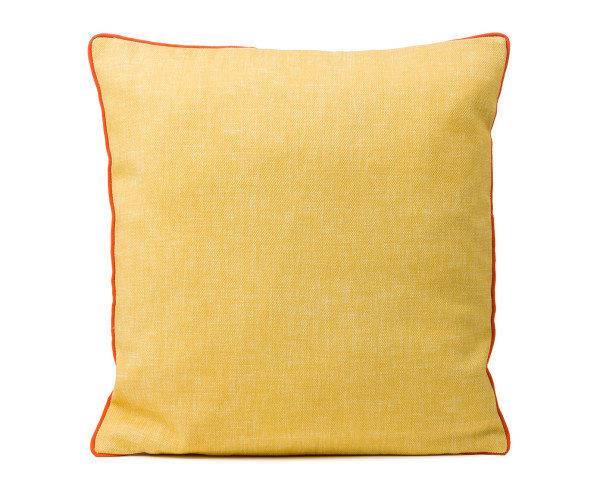 Kissenhülle SUMMER in gelb aus Mischgewebe