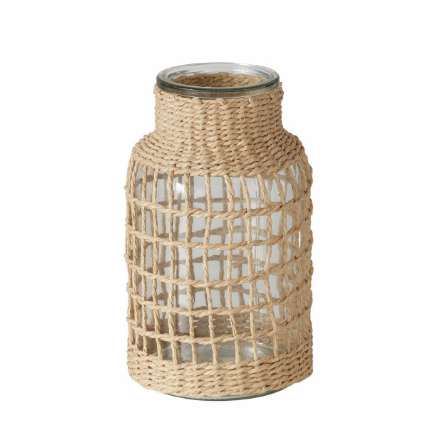 Vase STOLA in natur aus Materialmix