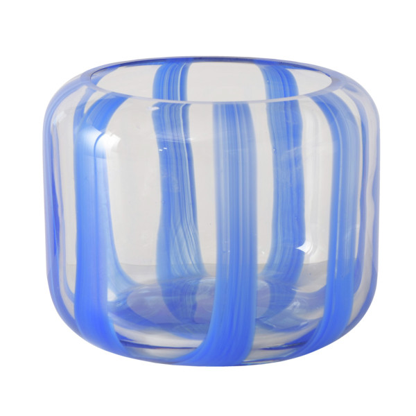 Windlicht AZUL in mehrfarbig aus Glas