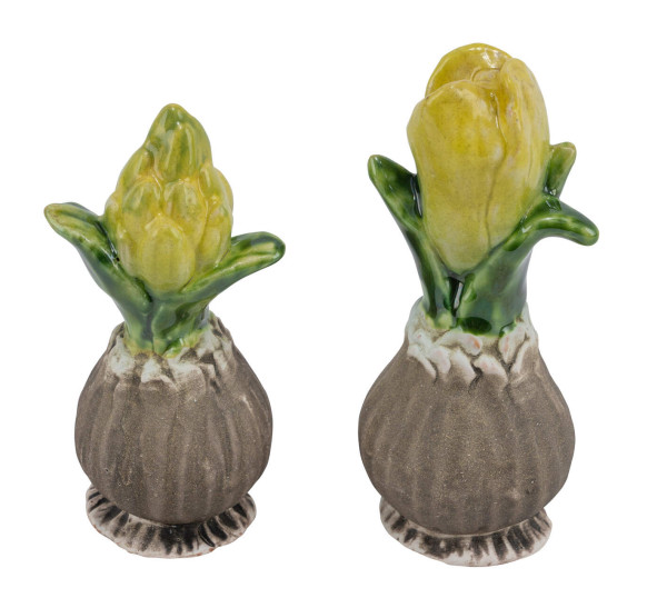 Deko-Blumenzwiebeln in natur aus Stein