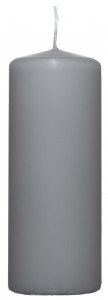 Kerze BASIC grau Kerze BASIC grau