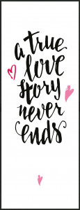 Gerahmtes-Bild LOVE STORY I Gerahmtes-Bild LOVE STORY I