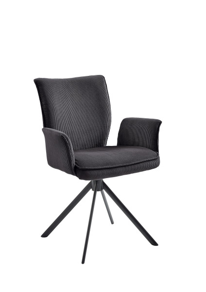 Polsterstuhl CONNY in  Rebel anthrazit