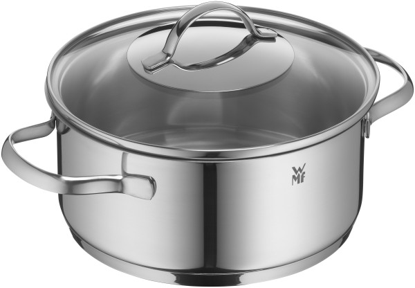 Bratentopf PROVENCE PLUS in silberfarben aus Metall