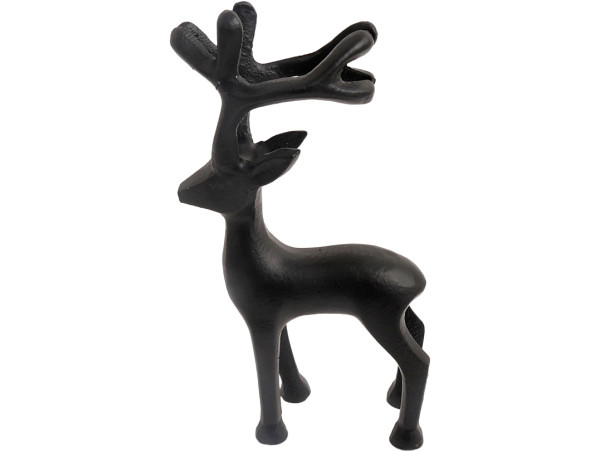 Rentier ROLF in schwarz aus Aluminium