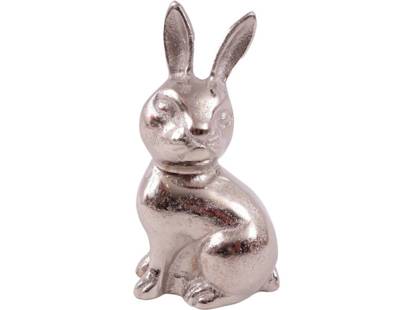 Dekofigur RABBIT silber