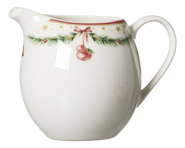 Milchgießer HOLLY in weiß aus Porzellan