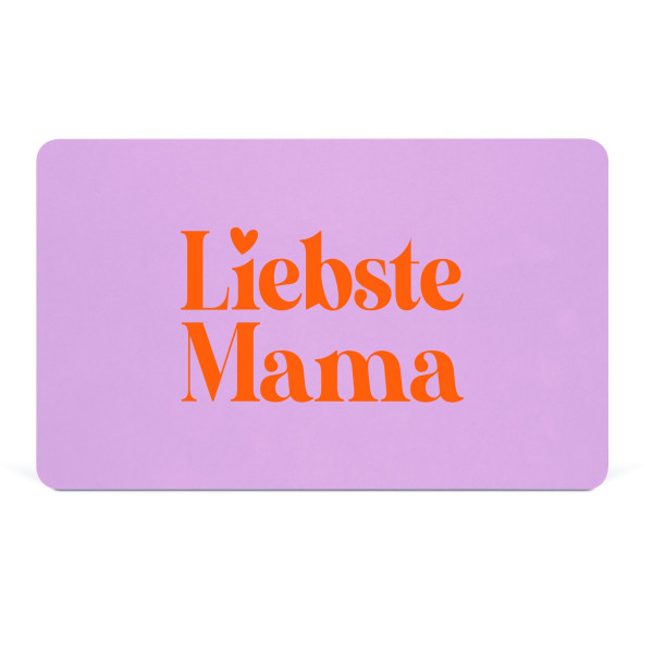 Frühstücksbrett DESIGN@HOME LIEBSTE MAMA in rose aus Bone China