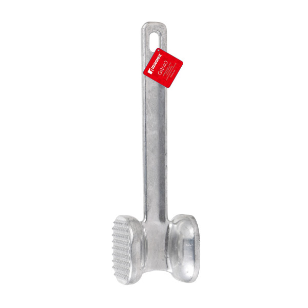 Fleischklopfer GIZMO in silberfarben aus Edelstahl