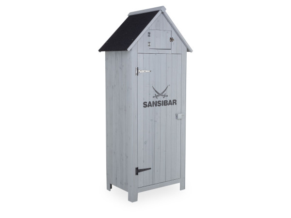 Garten-Gerätehaus SANSIBAR ROSKILDE in grau