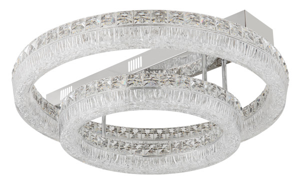 Deckenleuchte LAUREL in chrom aus Metall