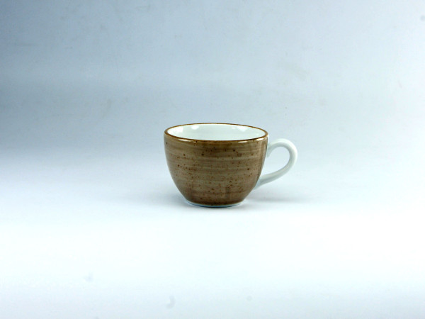 Cappuccinoobertasse VINTAGE in schlamm aus Porzellan