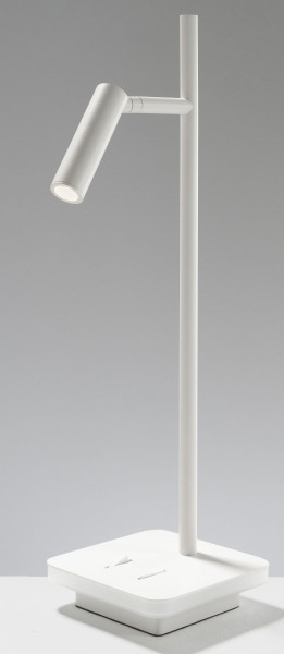 LED-Tischleuchte EMPIRE in weiß aus Aluminium