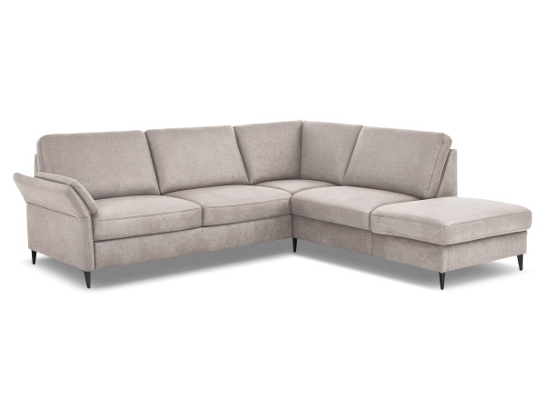 Polsterecke SYSTEMPOLSTER ZAZOU in ecru aus Stoff