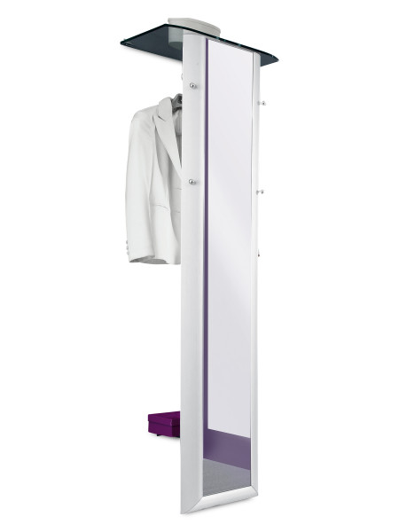 Wandgarderobe MONDO ENTRY in bunt aus Dekor