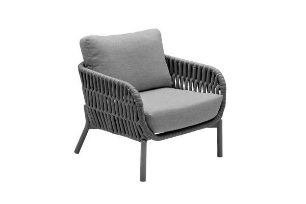 Gartensessel Siena in anthrazit