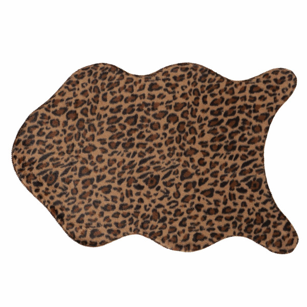 Kunstfell LEONY in braun aus Polyester