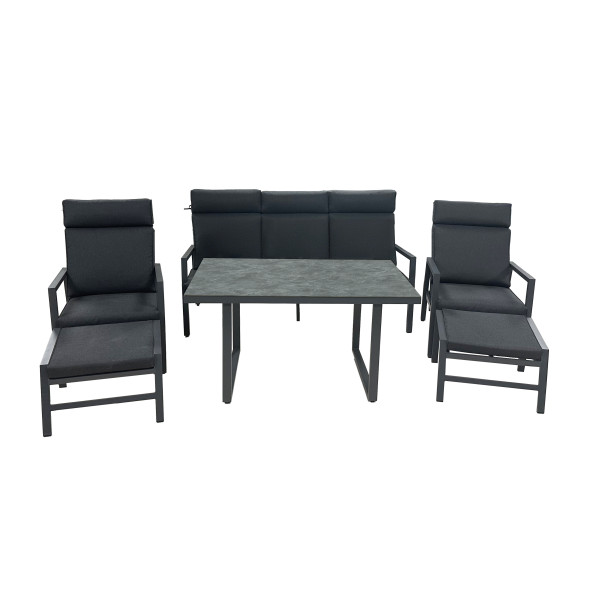 Lounge-Set greemotion CANBERRA in grau