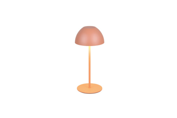 Tischleuchte ORTIZ in apricot aus Kunststoff