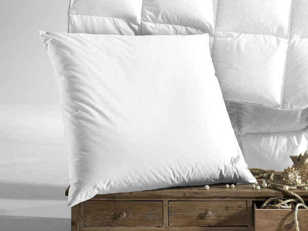 Ganzjahresbett PEARL in weiß aus Baumwolle