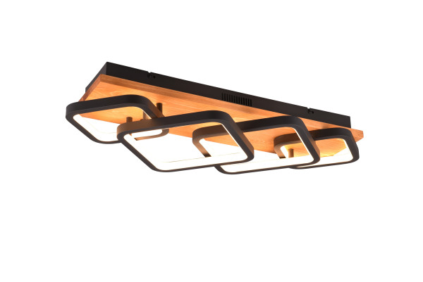 Deckenleuchte LED RAMA in mehrfarbig aus Materialmix
