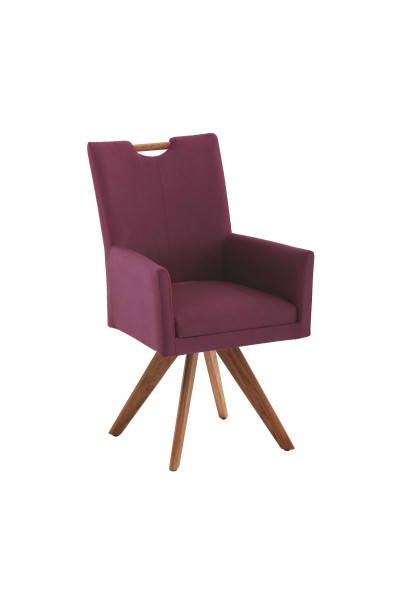 Polsterstuhl COLORADO in  Nirvana rot