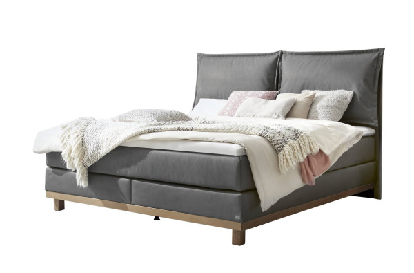 Boxspringbett HASENA ZAMORA in 835-Monet steel