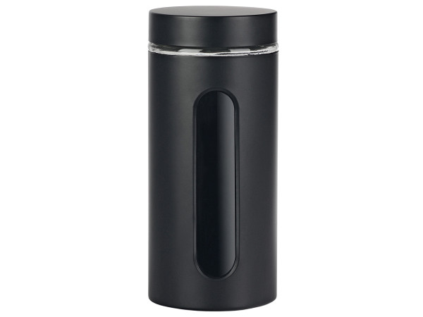 Vorratsdose BLACKY in schwarz aus Metall