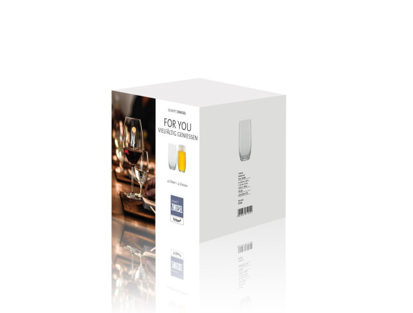 Becher-Set FOR YOU in transparent aus Glas