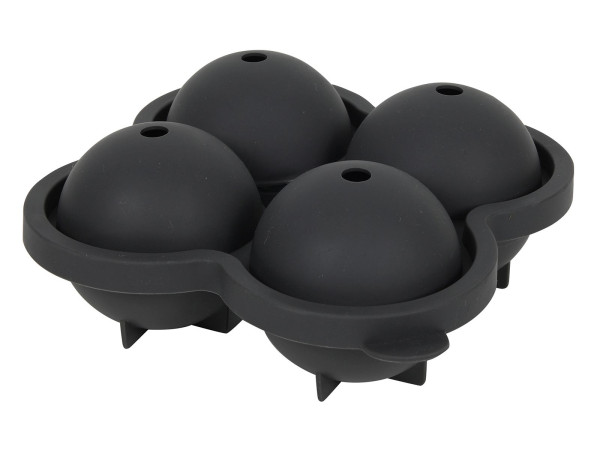 Eisform BALLS in schwarz aus Kunststoff