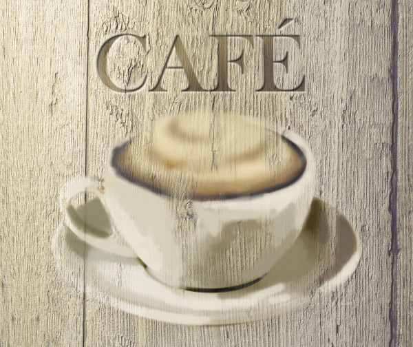 Glasrückwand CAFÉ in mehrfarbig aus Glas